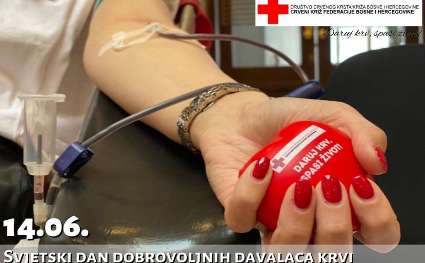 Svjetski dan dobrovoljnih davalaca krvi – Daruj krv spasi život!